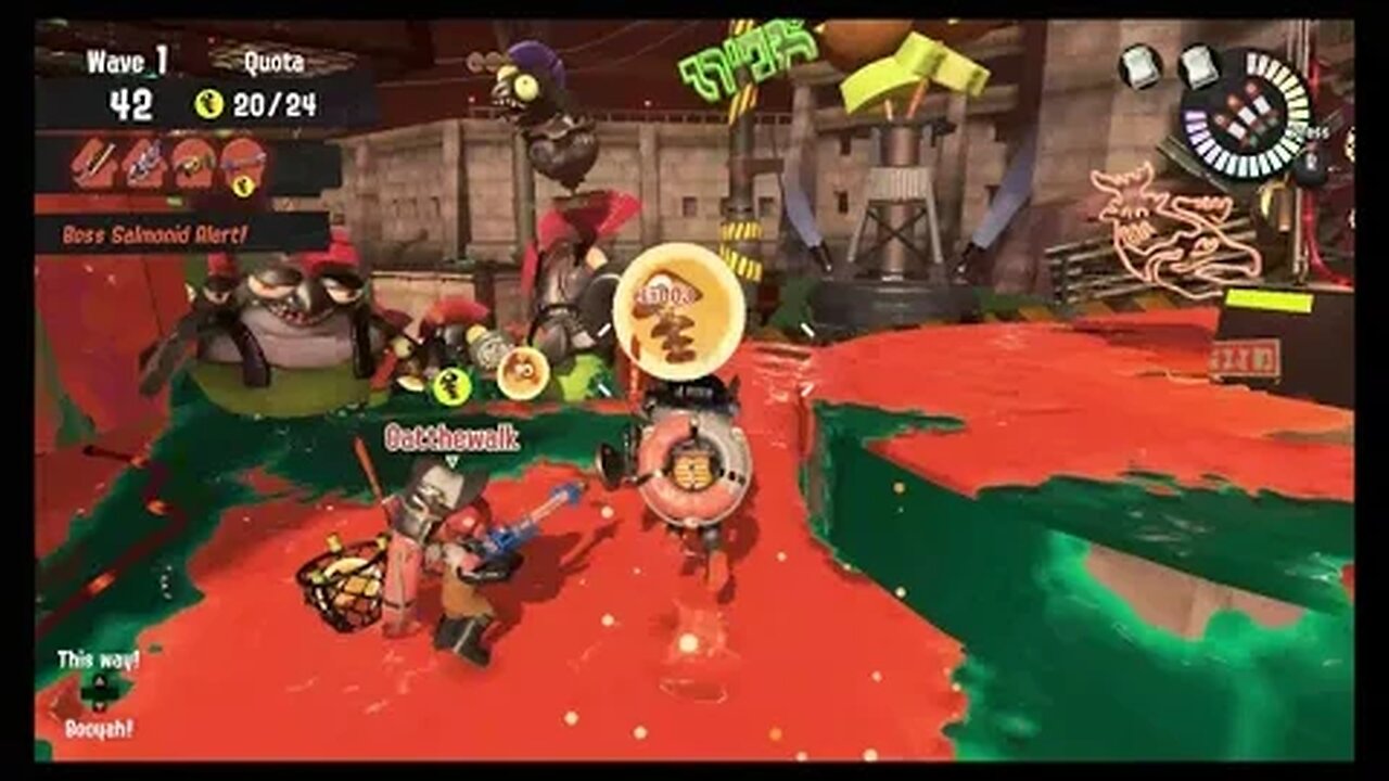 Splatoon 3 - Salmon Run But If I Lose The Video Ends (Sockeye Station)