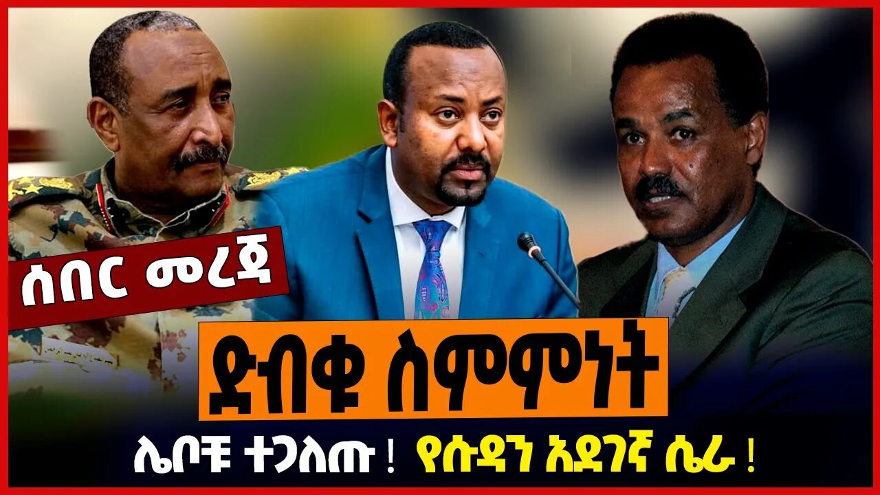 ድብቁ ስምምነት ❗️ ሌቦቹ ተጋለጡ ❗️ የሱዳን አደገኛ ሴራ ❗️