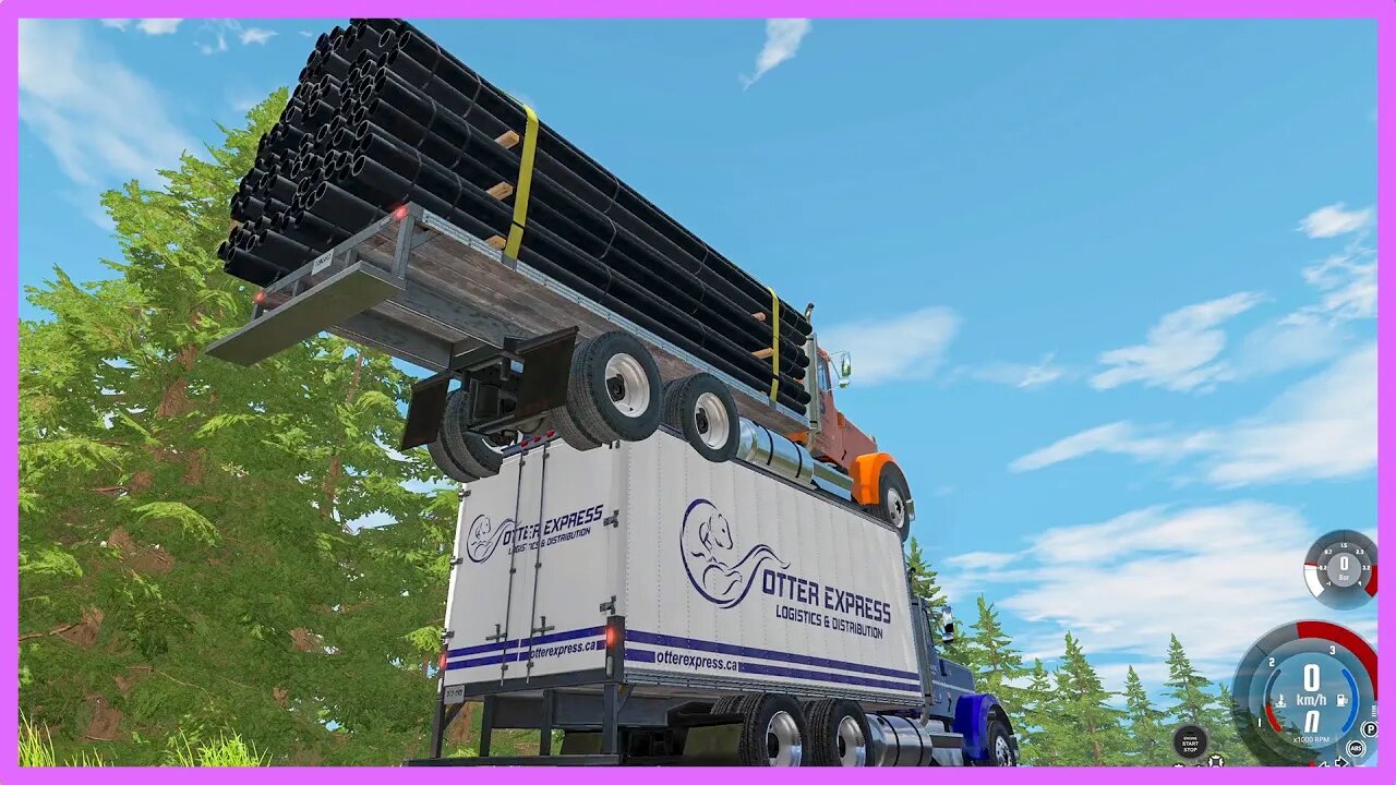 TruckFails | Transport Trucks Fails #40 | BeamNG.Drive |TrucksFails