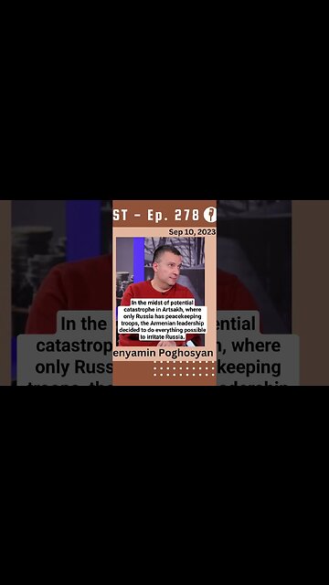 Apparently the Armenian leadership apparently decided to do everything possible to irritate Russia