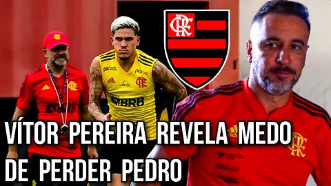 QUE ISSO MEUS AMIGOS! VITOR PEREIRA POUPA ATACANTE PEDRO NO EMPATE DO FLAMENGO - É TRETA!!!