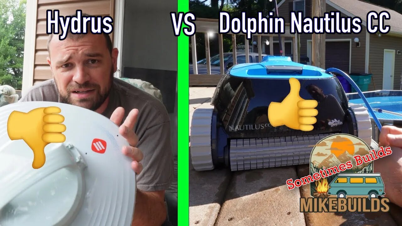 Hydrus vs Dolphin Nautilus CC Pool Vac Review for Above Ground Costco Pool