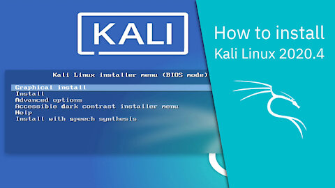 How to install Kali Linux 2020.4