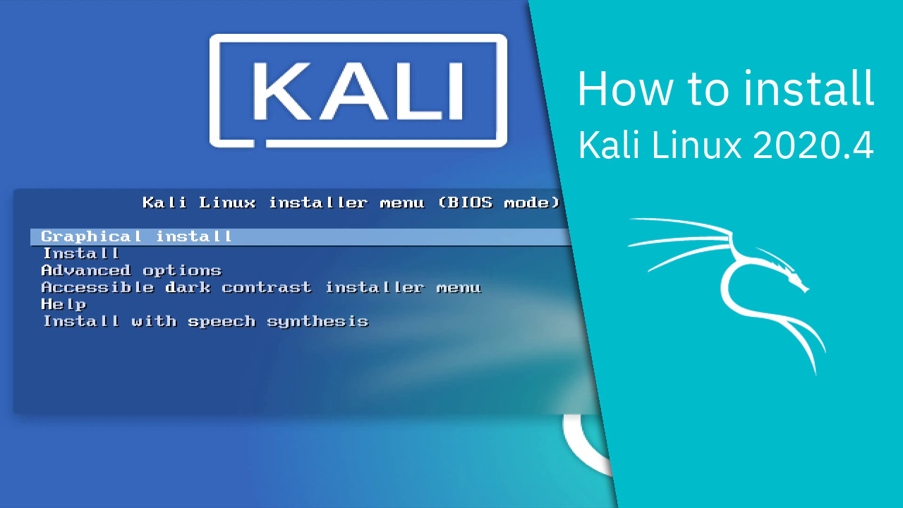 How to install Kali Linux 2020.4