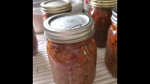 I canned ground meat for tacos, sloppy Joe's, sketts, etc.