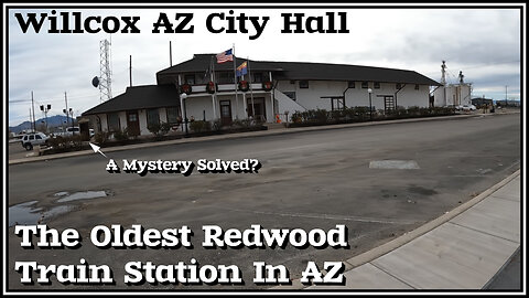 1880 Redwood Train Station and communication shack, Willcox AZ