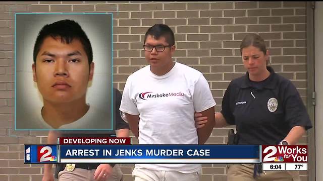 Suspect in Jenks killing in custody, police say