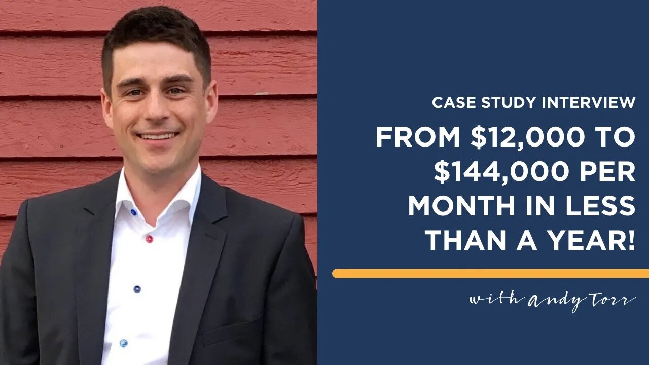 From $12,000 to $144,000 per month in less than a year! | Case Studies