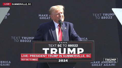 President Trump In Summerville!!!