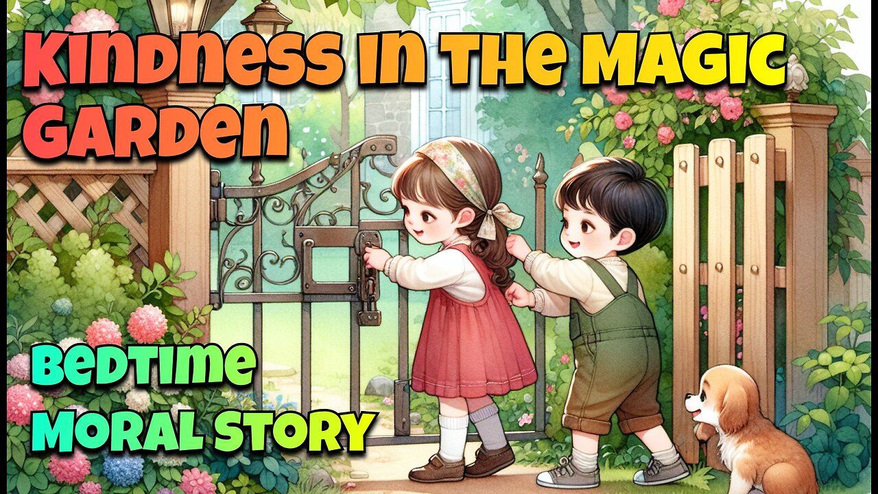 Kindness in the Magic Garden - Picture Story for Kids in English