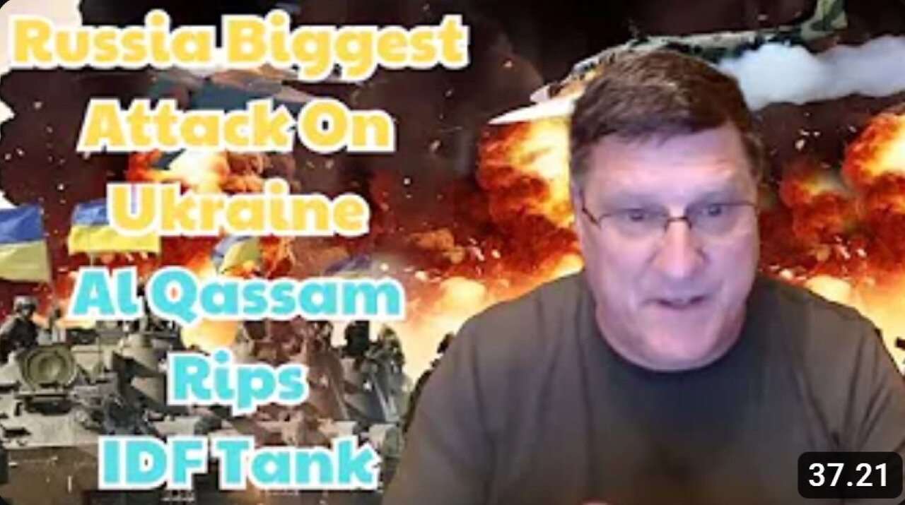 Scott Ritter: "Russia Total Attack On Ukraine, Al Qassam Rips IDF Tanks, Israel is Choked