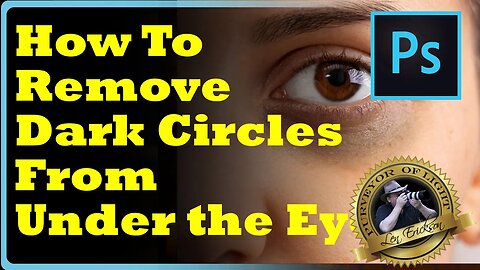 How to Remove Dark Circles from Under the Eyes - Photoshop