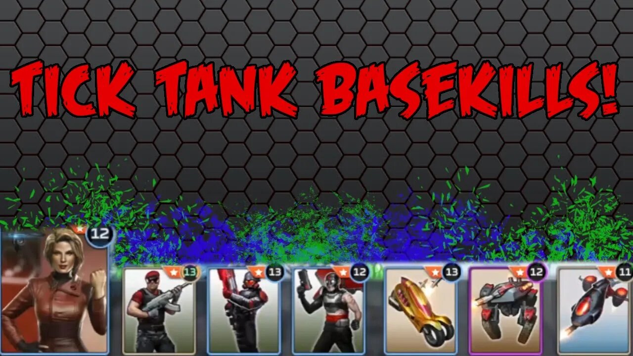 C&C Rivals: Double Boosted Tick Tank Basekills!