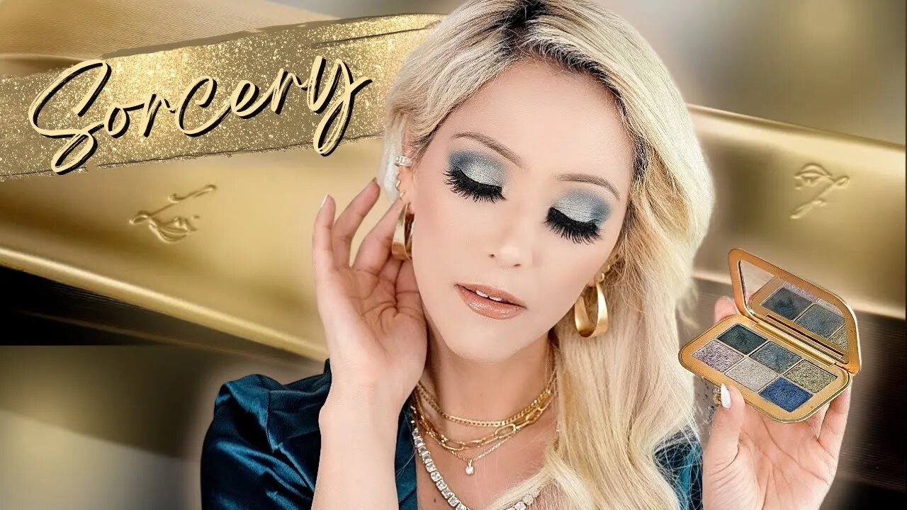 LISA ELDRIDGE EYESHADOW PALETTE: SORCERY | REVEW + SWATCHES | HOLIDAY EYESHADOW TUTORIAL 2022