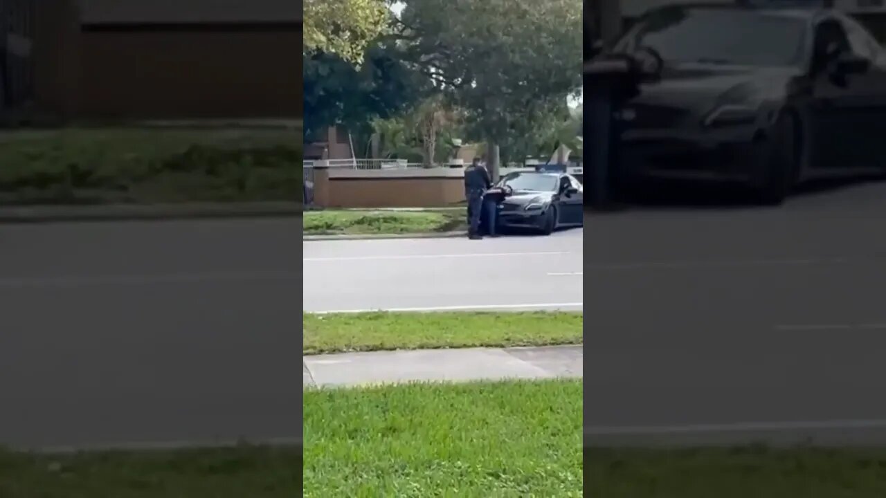 Police Chase Ends with Stupid Driver getting Arrested #shorts