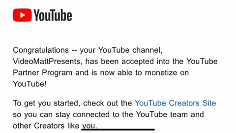 YouTube Partner Baby!