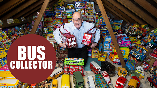 Retired couple in the Guinness Book of World Records after collecting 14,000 toy buses