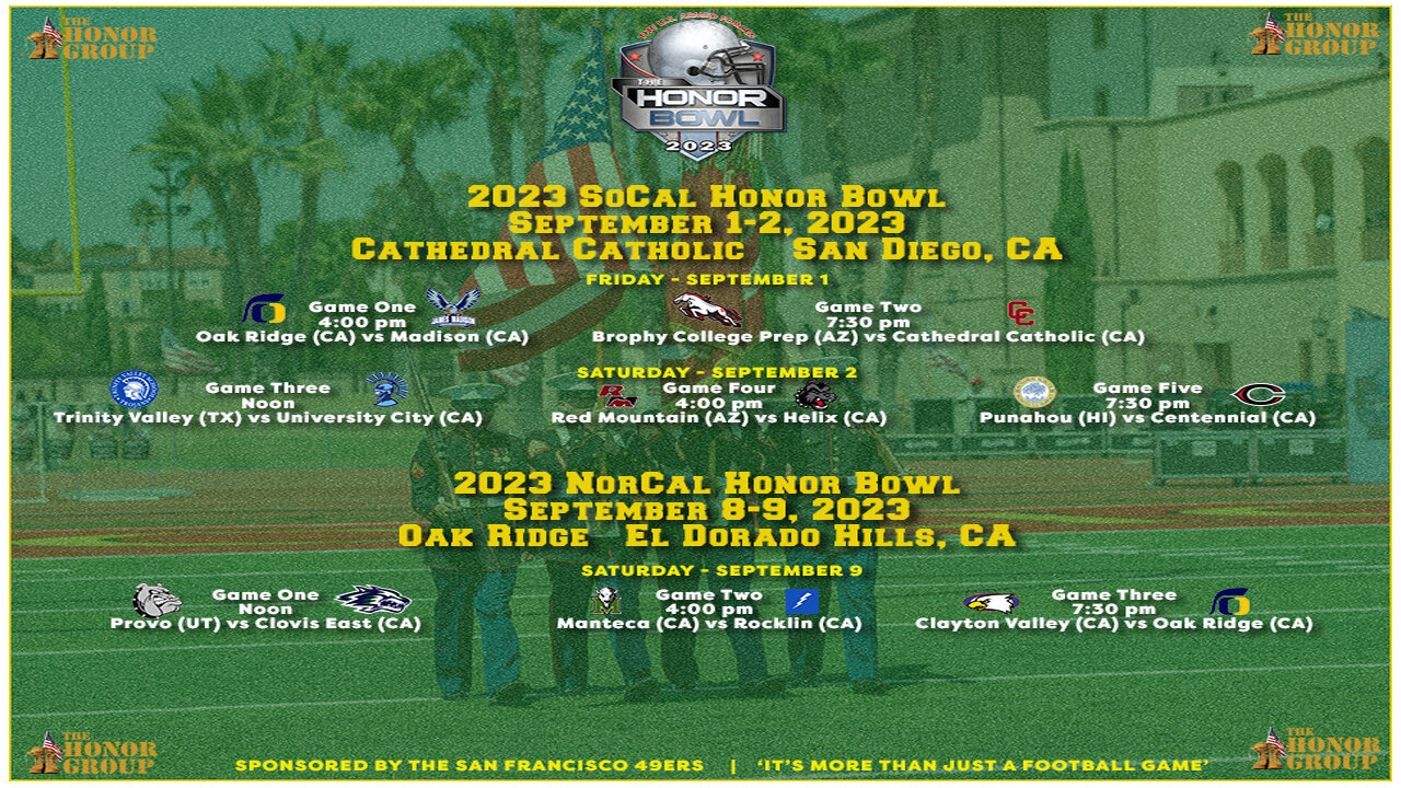 Honor Bowl: 2023 Honor Bowl Event Video