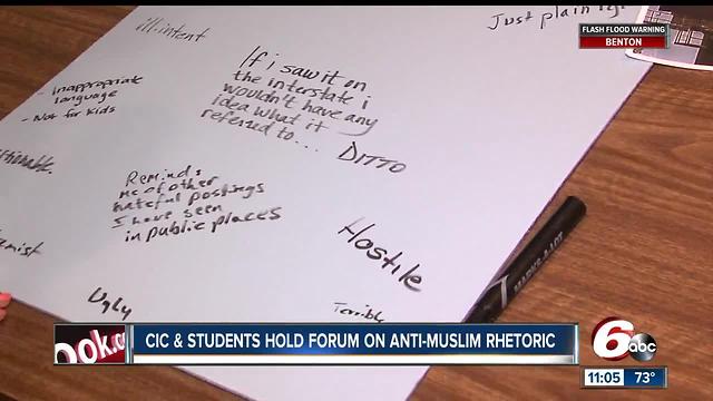 Students hold forum on anti-Muslim rhetoric