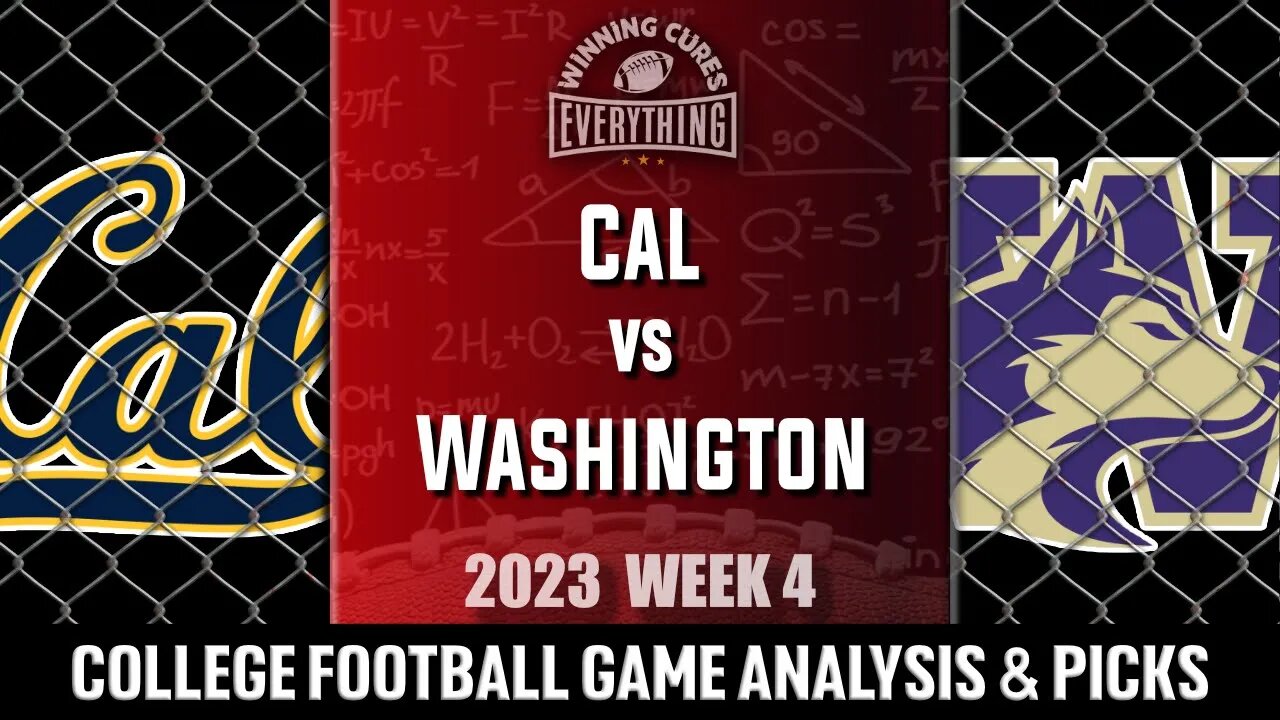 Cal vs Washington Picks & Prediction Against the Spread 2023 College Football Analysis