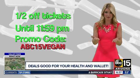 Get half off tickets to a vegan festival in Phoenix