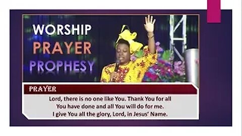 Dr Mrs Becky Enenche's Worship, Prayer, Prophesy & Seed of Destiny 17-SEPT-2019