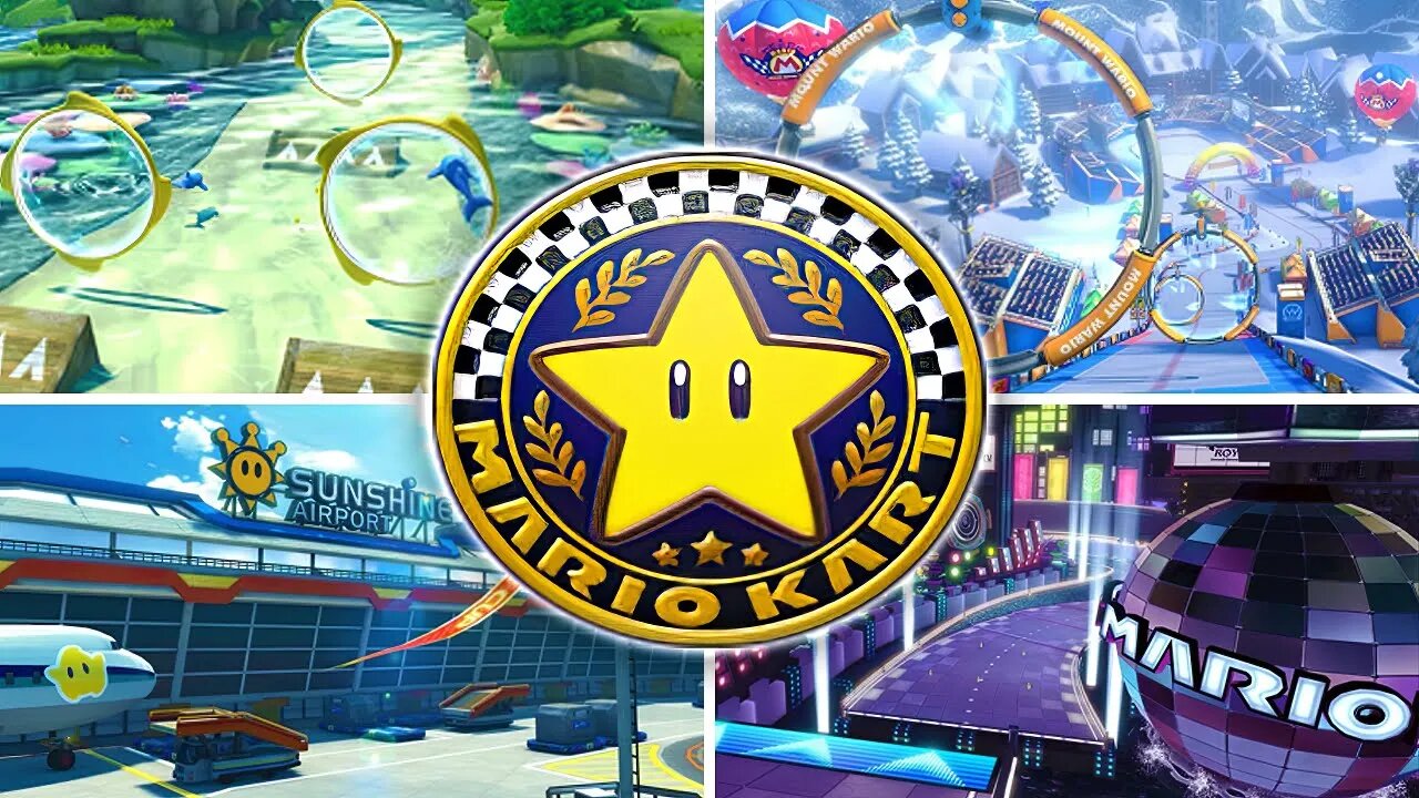 Mario Kart 8 Deluxe - Star Cup Grand Prix | All Courses (1st Place)