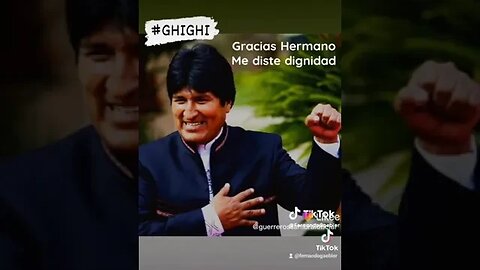 ¡Gracias por su dignidad @evomorales_aymaoficial! #Bolivia