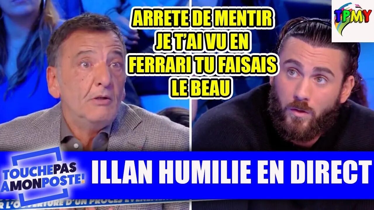 ILLAN CASTRONOVO EST HUMILIE EN DIRECT PAR MARCO MOULY #tpmp #hanouna #influenceur #maevaghennam