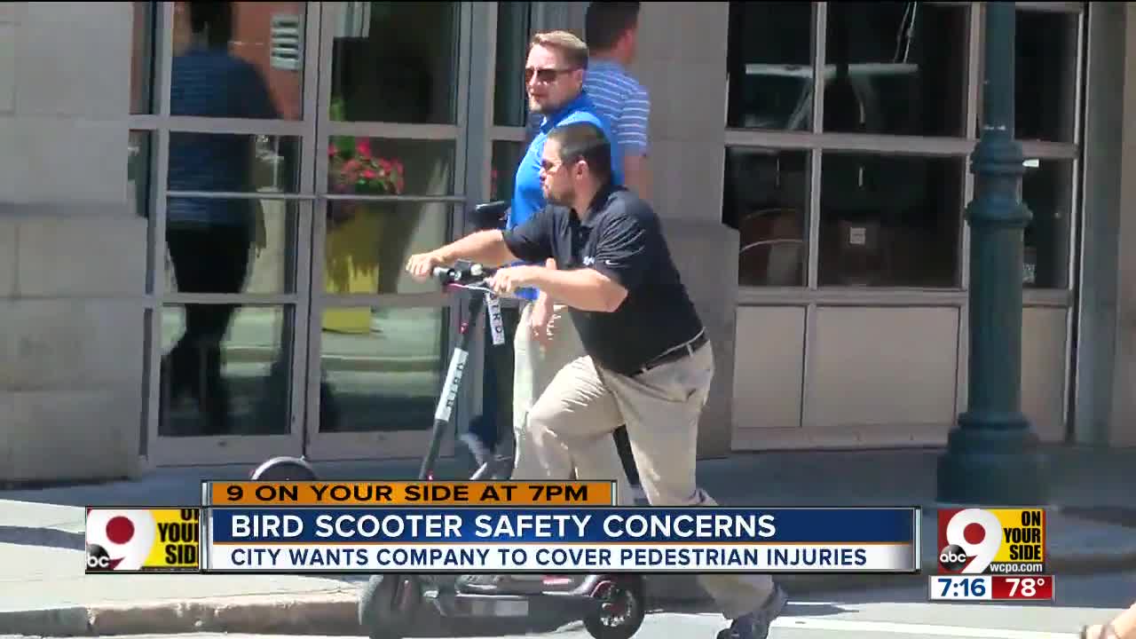 Bird scooter safety concerns