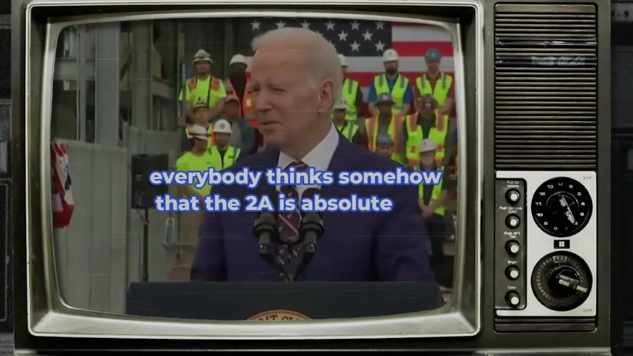 President Biden on the 2A