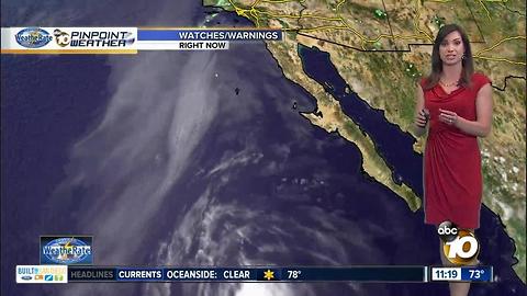 10News Pinpoint Weather with Meteorologist Megan Parry