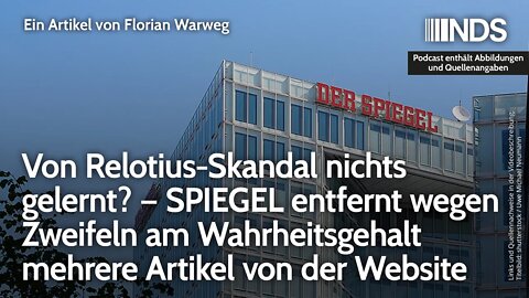 Von Relotius-Skandal nichts gelernt? SPIEGEL entfernt wg Zweifeln am Wahrheitsgehalt mehrere Artikel