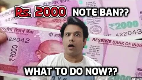 2000 का Note ban हो गया .. लेकिन क्यूं?? अब क्या करना है ?? Note ban 2000 by RBI