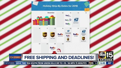 All the shipping deadlines to know before Christmas