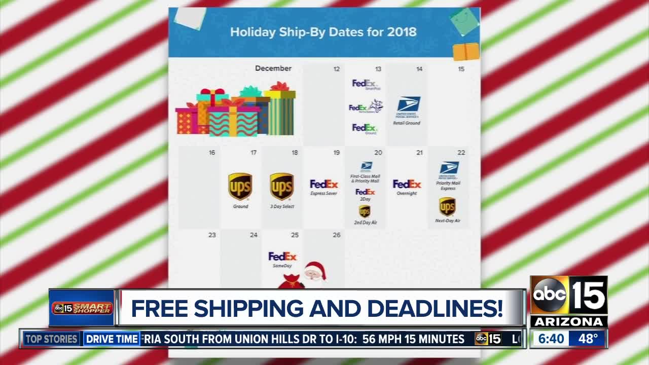 All the shipping deadlines to know before Christmas