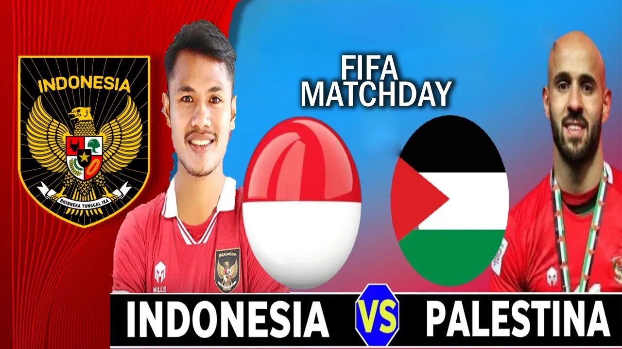 FIFA MATCHDAY - INDONESIA vs PALESTINA - PES 2021 GAMEPLAY