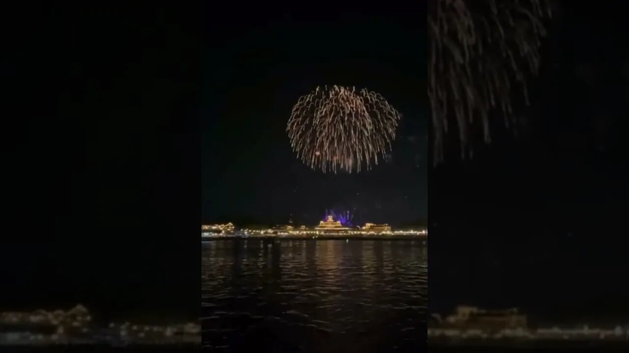 The Return of Happily Ever After Fireworks at Magic Kingdom on a Fireworks Cruise