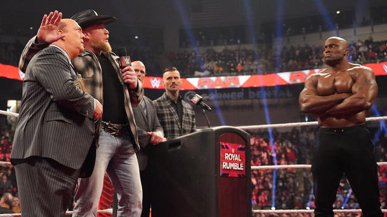 Brock Lesnar and Bobby Lashley step on the scale ahead of Royal Rumble collision: Jan. 24, 2022 @0vikash