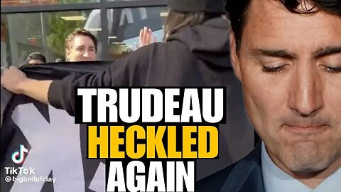 Justin Trudeau got BRUTALLY heckled during his visit to Woodstock, Ontario yesterday