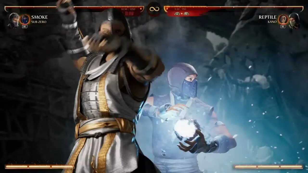 Mortal Kombat 1 2023 Smoke & Sub Zero Kameo Fatal Blow