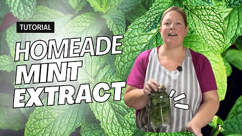 How to make Homemade Mint Extract