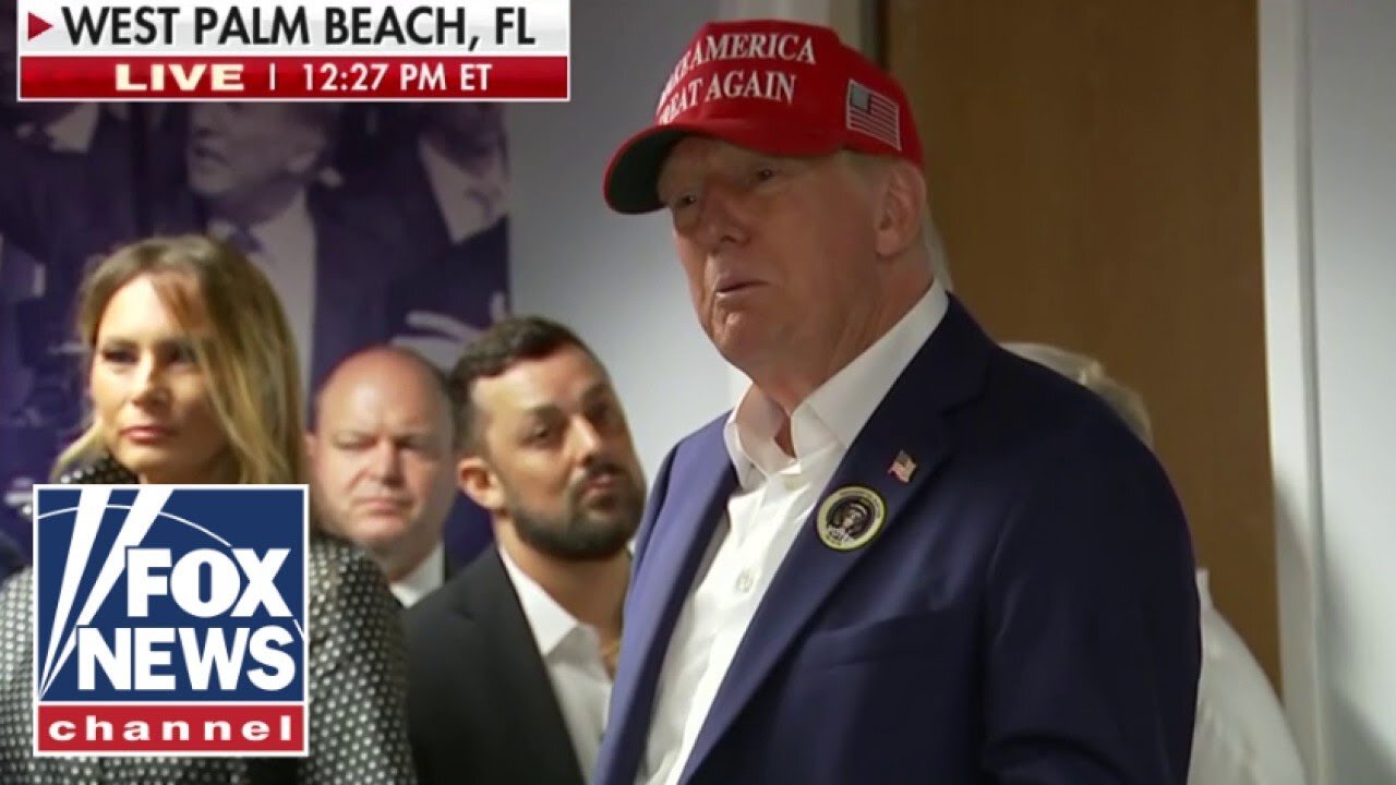 Trump thanks staff after voting in Florida: 'Let's see if we can close it out'