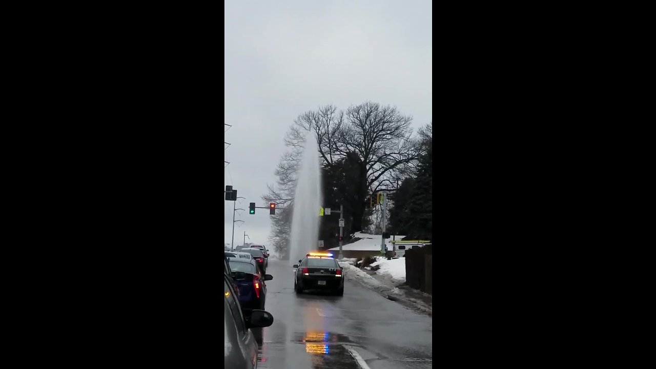 water main break