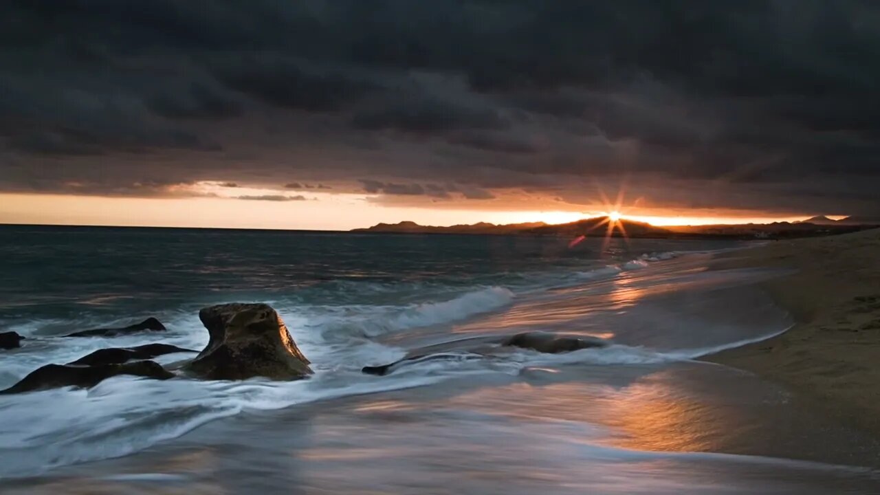 Sunset and Beaches at Los Cabos, Mexico.