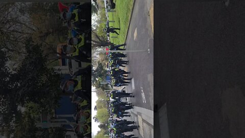 Victoria Police March at the Rear of the UNIONS