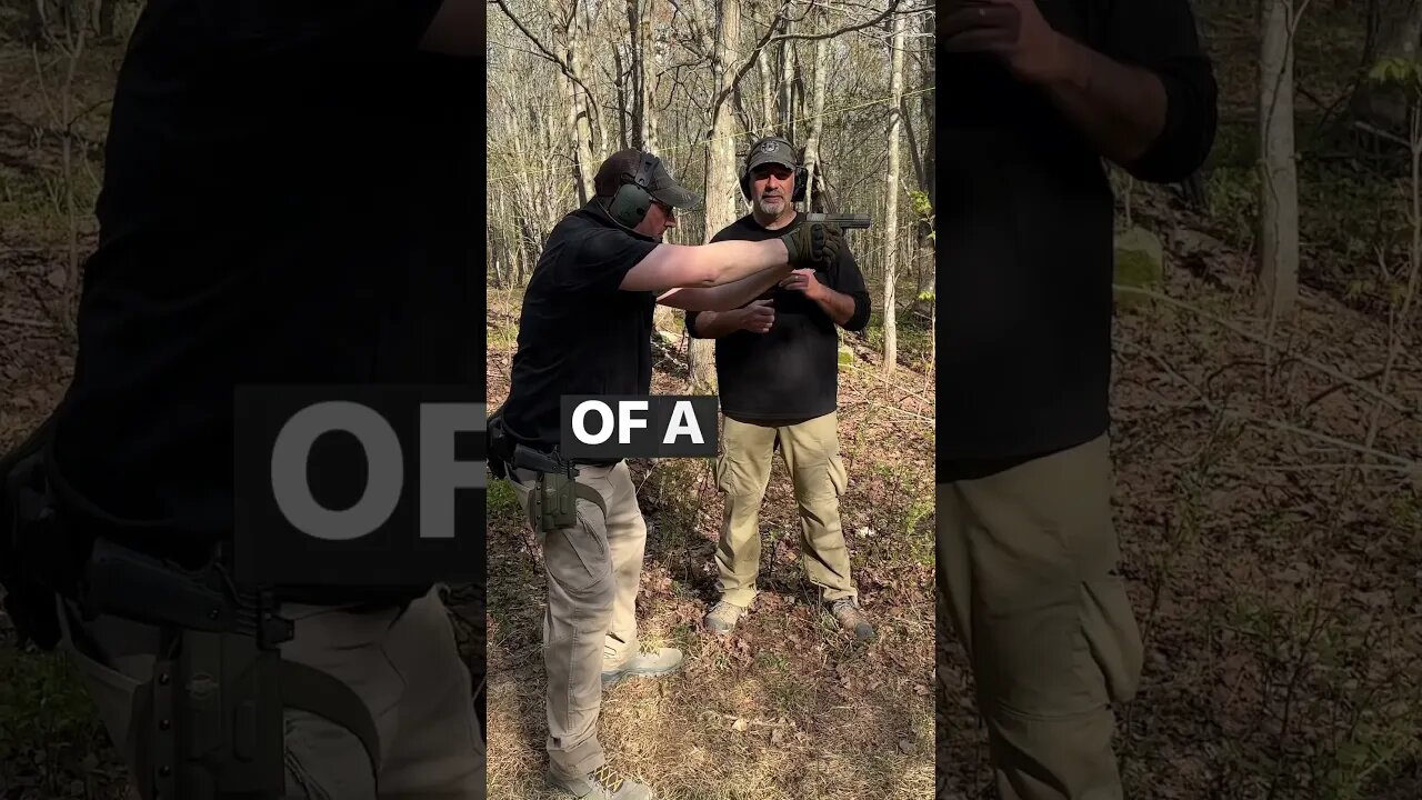 Holding onto Firearm while it is Discharged #kravmaga #firearmtraining