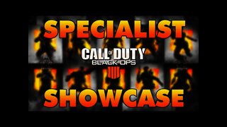 Call of Duty: Black Ops 4 - SPECIALIST SHOWCASE (All Specialist's Weapons & Special Issues)