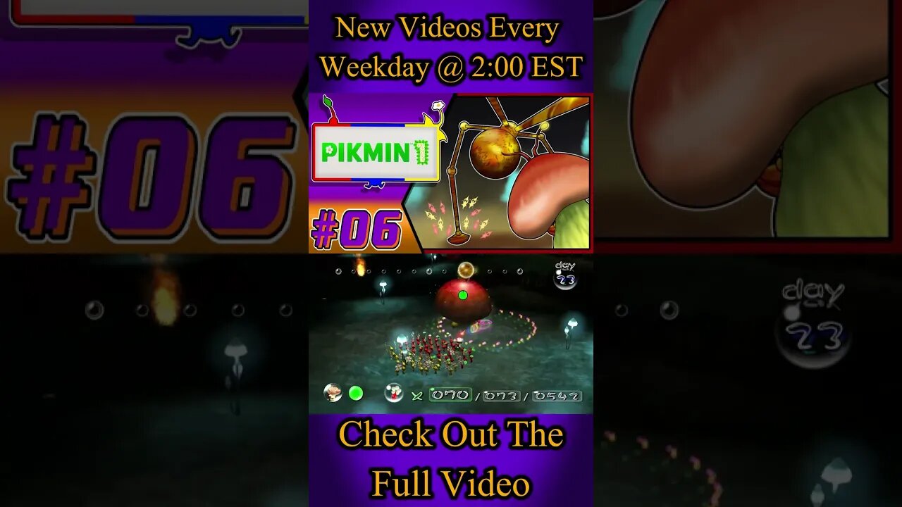 Pikmin 1 Part 6 Video Highlights #shortsLights
