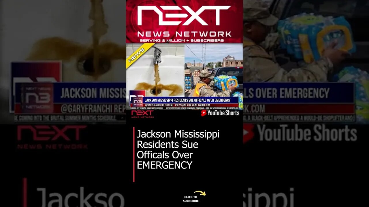 Jackson Mississippi Residents Sue Officals Over EMERGENCY #shorts